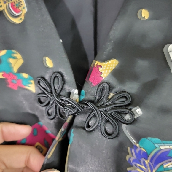 VTG Diane Von Furstenberg Men's Holiday Christmas Print Vest Sz M - Picture 4 of 12